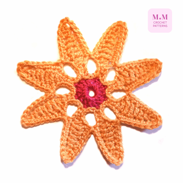 Irish crochet flower pattern irish lace