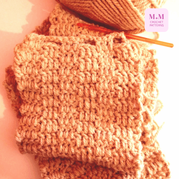 crochet infinity scarf pattern