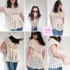summer crochet shirt pattern crochet top tank top crop top crochet