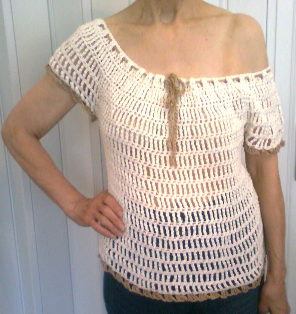 crochet blouse free pattern Etsy