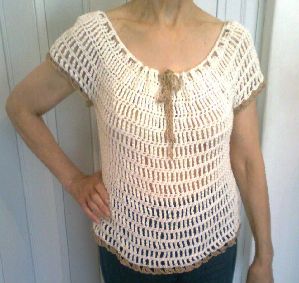 crochet blouse free pattern Etsy