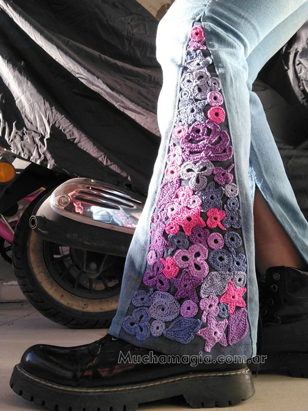 irish crochet motifs