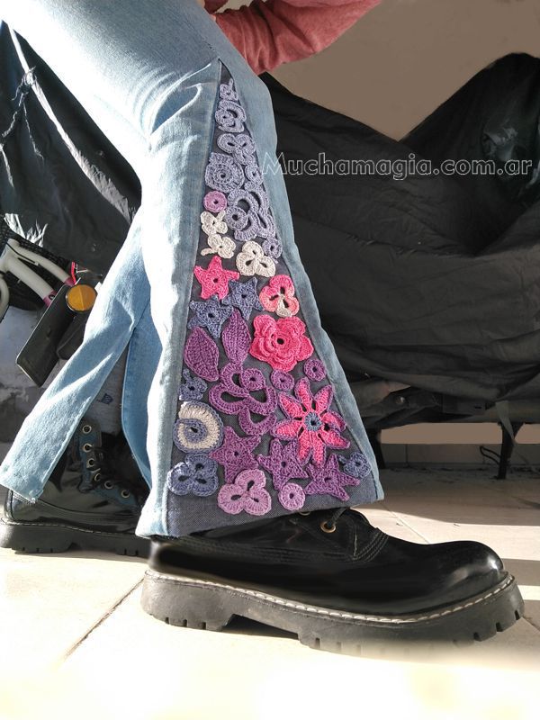 irish crochet motifs