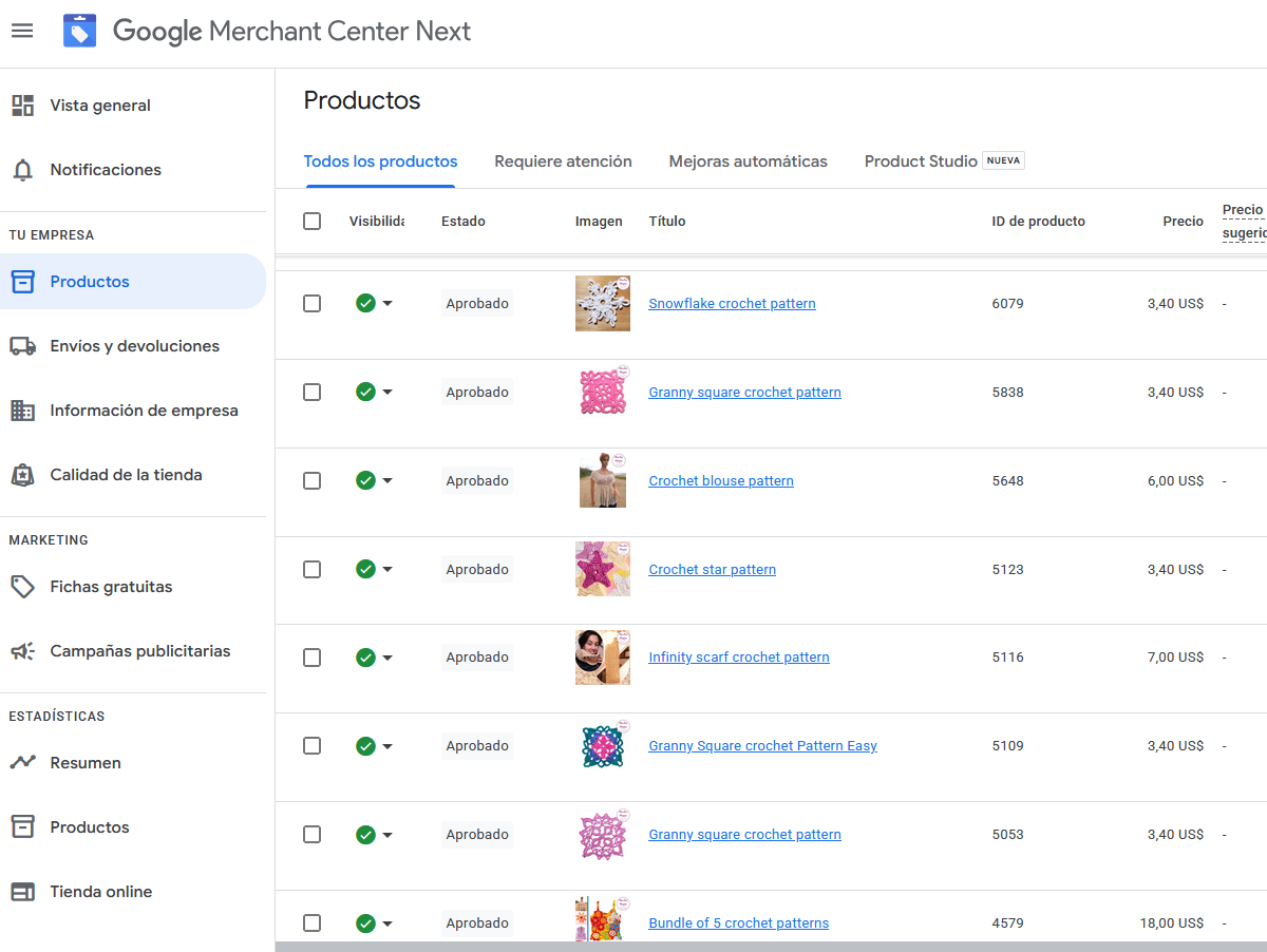 Mucha Magia Crochet Patterns on Google Shopping