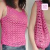 2-in-1 Convertible sleeveless crochet top pattern muchamagia.com.ar