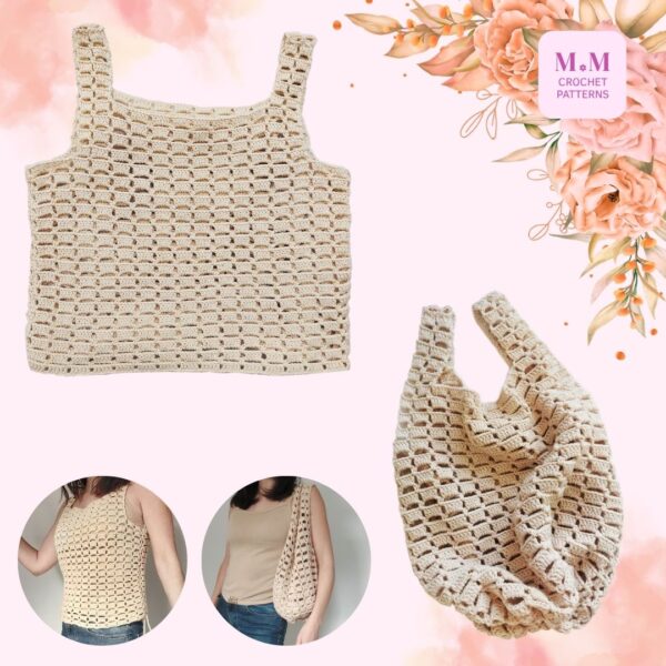 Crochet top/bag convertible pattern