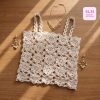 granny square crochet pattern TOP tshirt blouse tunic